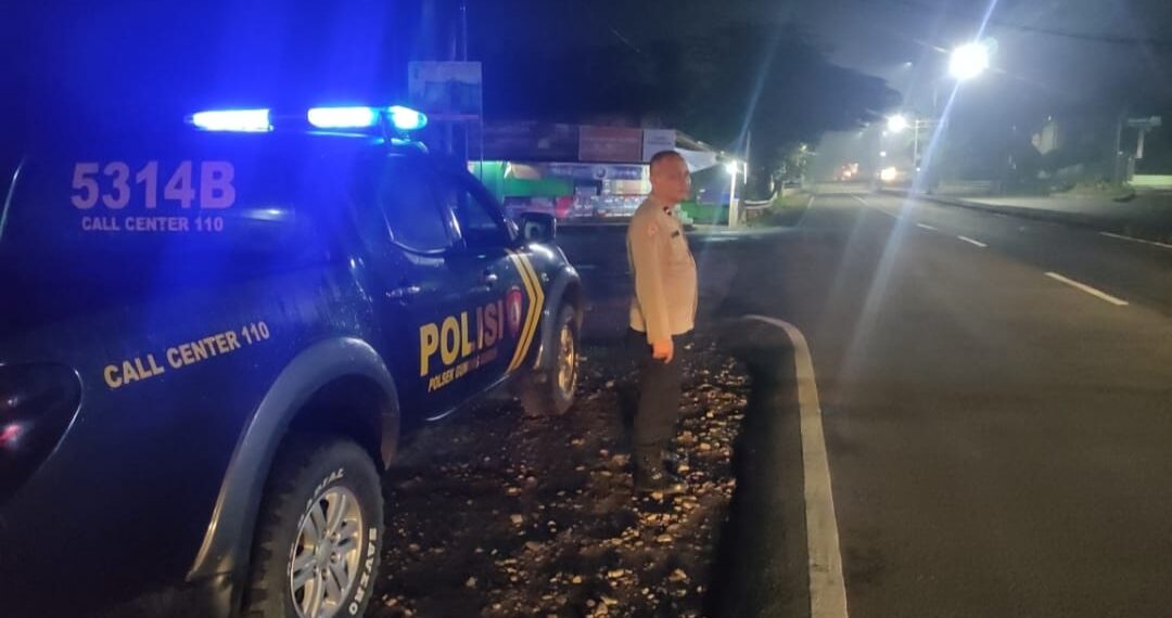 Antisipasi Gukamtibmas Pada Malam Hari, Polsek Gunungguruh Tingkatkan Patroli 