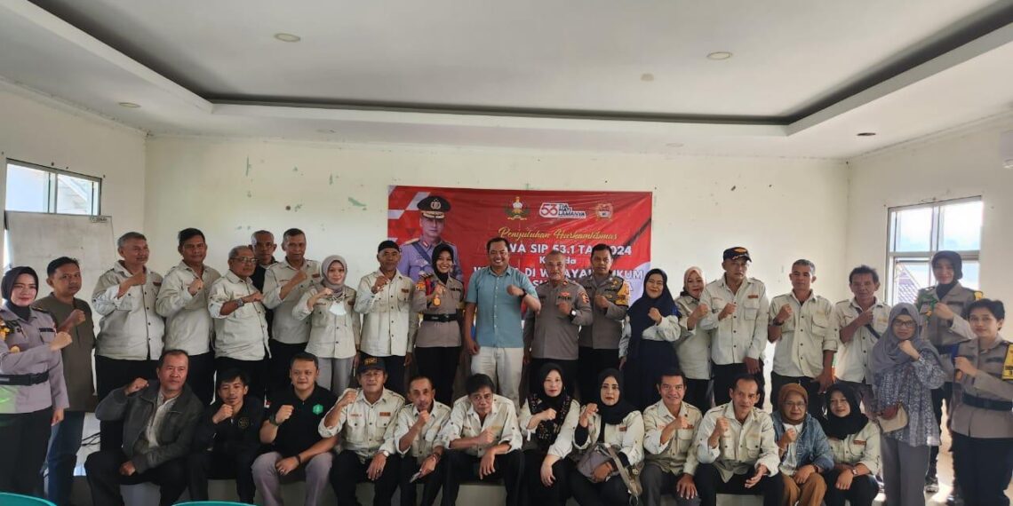 Bhabinkamtibmas Polsek Cikole Dampingi Siswa SIP 53 Dalam Rangka Penyuluhan Harkamtibmas