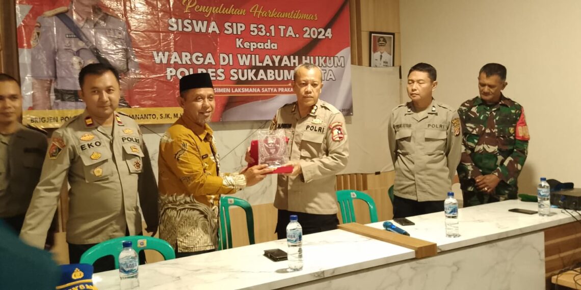 Bhabinkamtibmas Cimangkok Dampingi  Peserta Didik Setukpa Lemdiklat Polri Angkatan 53 Gel 1 TA