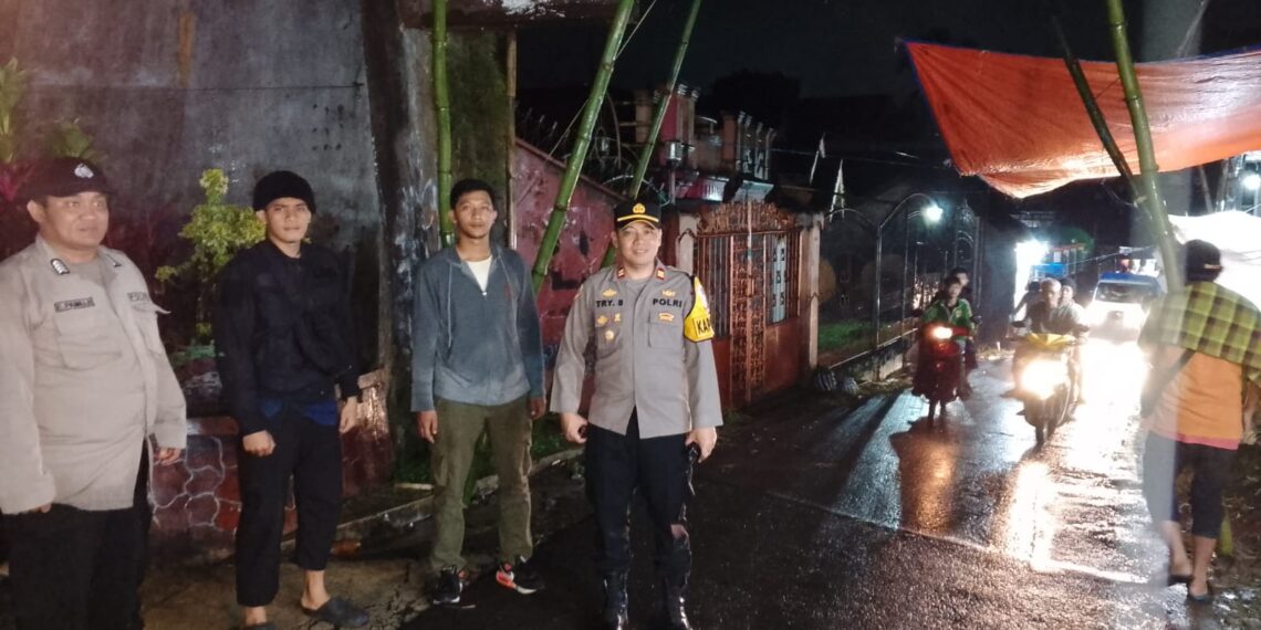 Kapolsek Kebonpedes Pimpin Kegiatan Rutin Yang Ditingkatkan Antisipasi Gangguan Kamtibmas