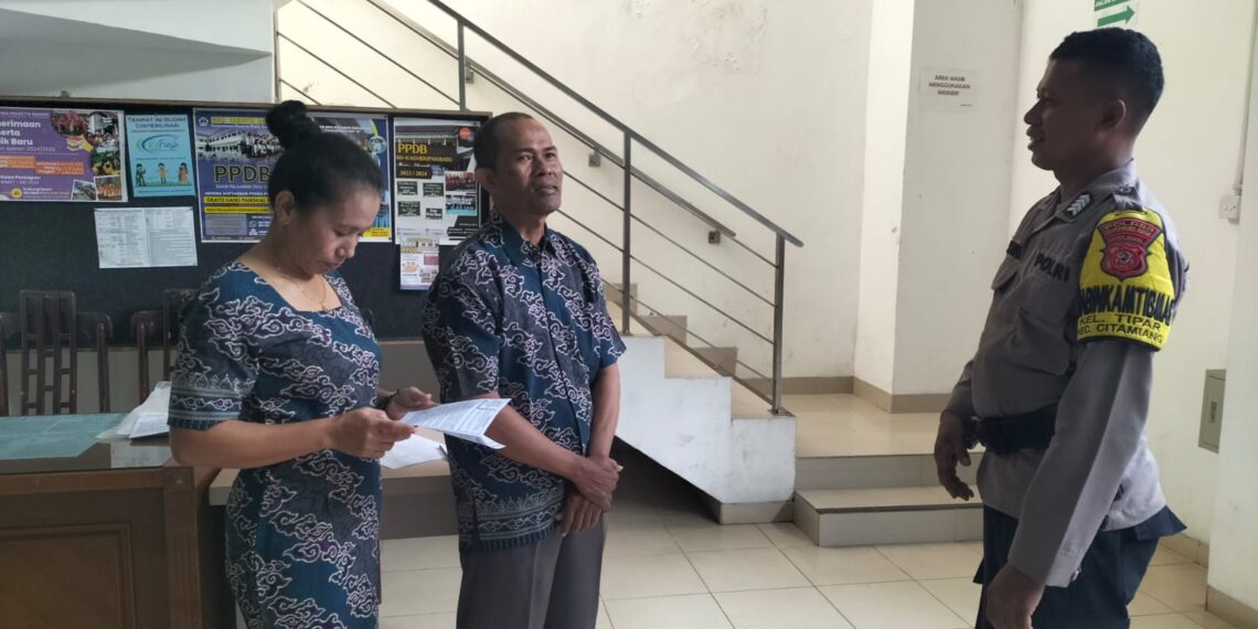 Polsek Citamiang Laksanakan Minggu kasih dan pengamanan Gereja