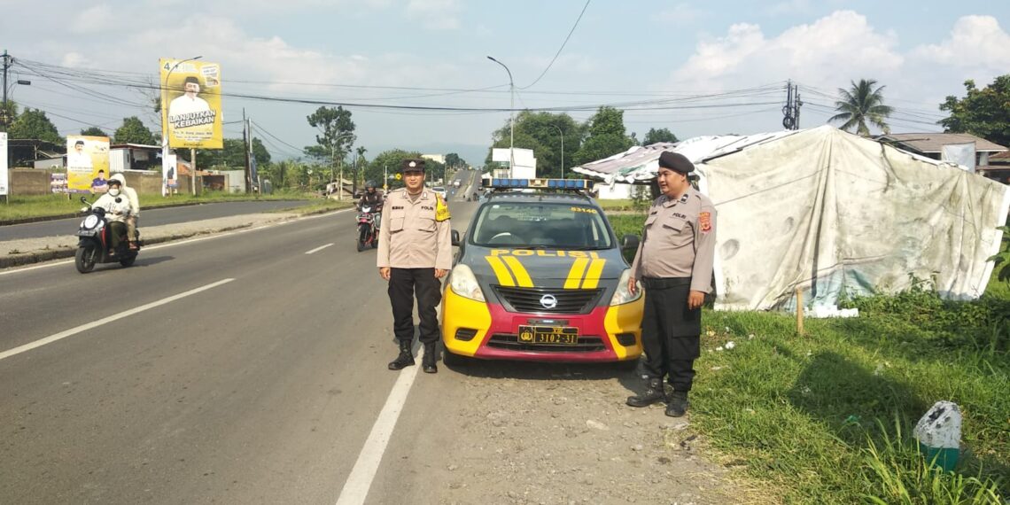 Upaya jaga kamtibmas aman kondusif, Polsek Gunungguruh Rutin laksanakan patroli siang hari