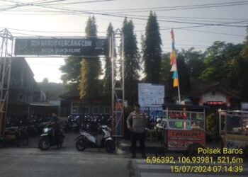 Wujudkan tertib berlalulintas, Polsek Baros giatkan pelayanan pagi