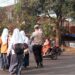 Ciptakan Kamseltibcarlantas, Polsek Citamiang Gelar Pelayanan Rutin Gatur Siang hari