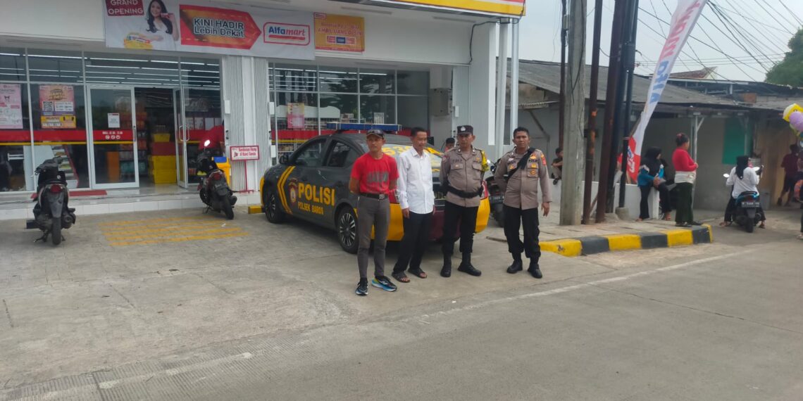 Intensifkan patroli minimarket. Polsek baros jamin Kondusifitas berniaga