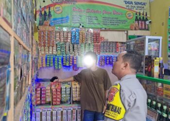 Cipta Kondisi, Polsek Citamiang Gelar Operasi Minuman Keras (Miras)