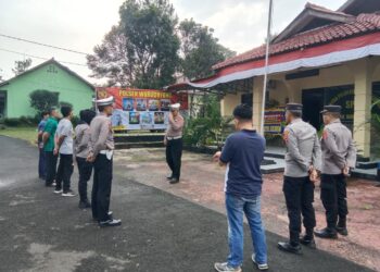 Polsek Warudoyong Gelar Apel Pagi Sebagai Bentuk Kedisiplinan.