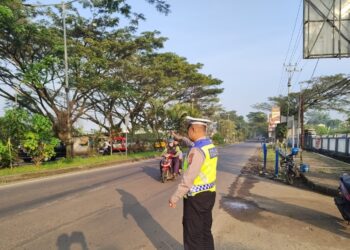 Wujudkan Kamtibcarlantas, Polsek Baros efektifkan personil laksanakan Gatur pagi