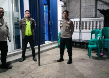 Polsek Sukalarang Patroli Malam Hari Kontrol ATM BRI Cegah Kejahatan Perbankan