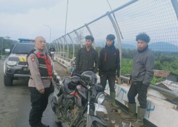Polsek Cibeureum pertajam Patroli siang maupun malam hari Cegah Gangguan Kamtibmas