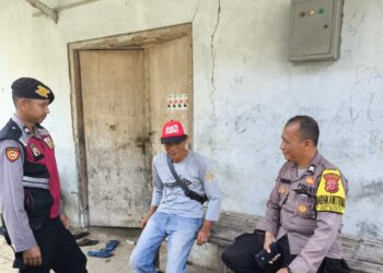 Efektifkan Sambang Kamtibmas, Bhabinkamtibmas Sudajayahilir laksanakan Dialogis bersama warga pangkalan