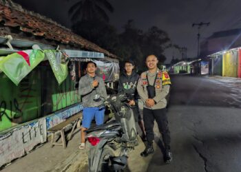 Bhabinkamtibmas Polsek Kebonpedes Patroli Dialogis Dengan Warga Binaan Sampaikan Himbauan kamtibmas