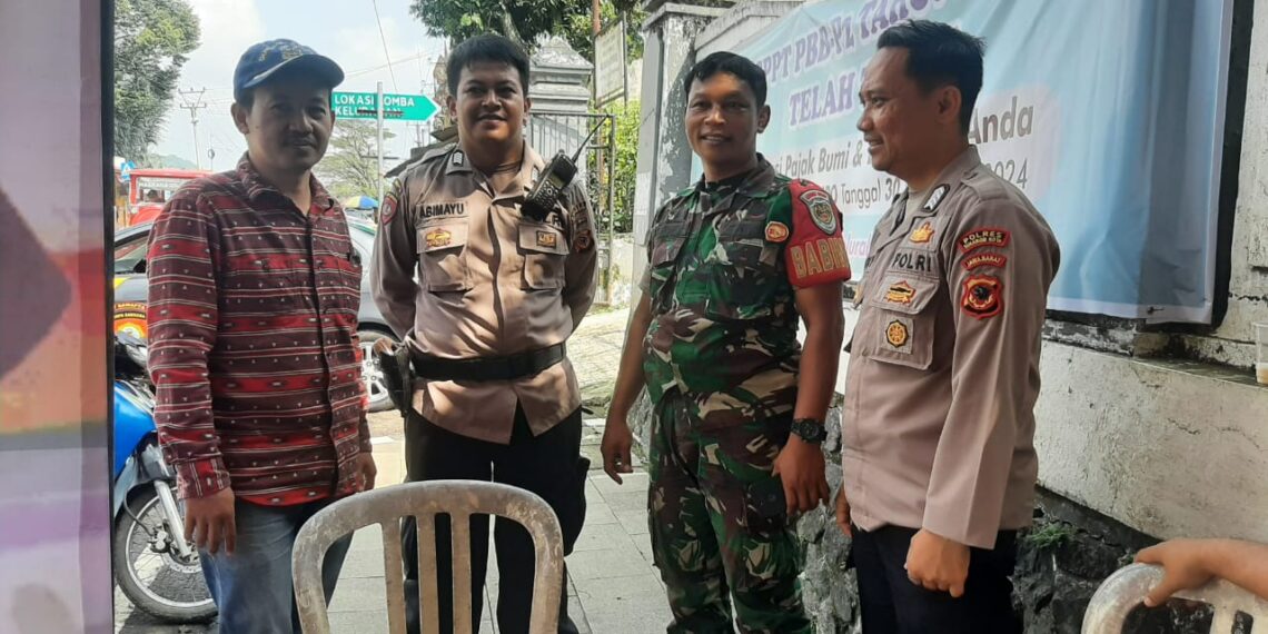 Sinergitas TNI POLRI Dialogis Bersama warga masyarakat