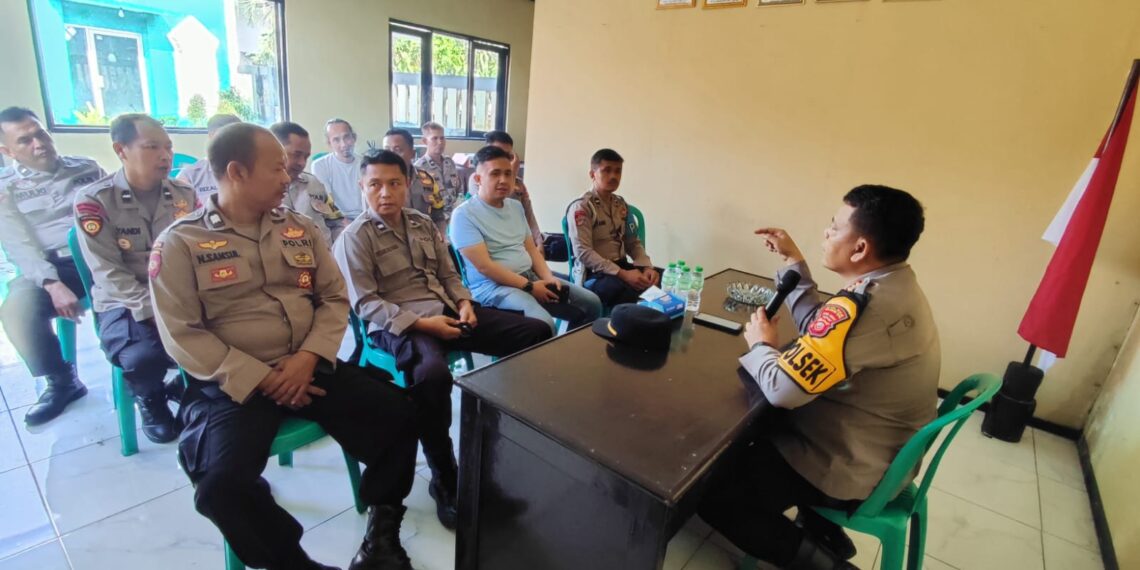 Kapolsek Sukalarang Pimpin Giat Anev Mingguan, Ini Penekananya
