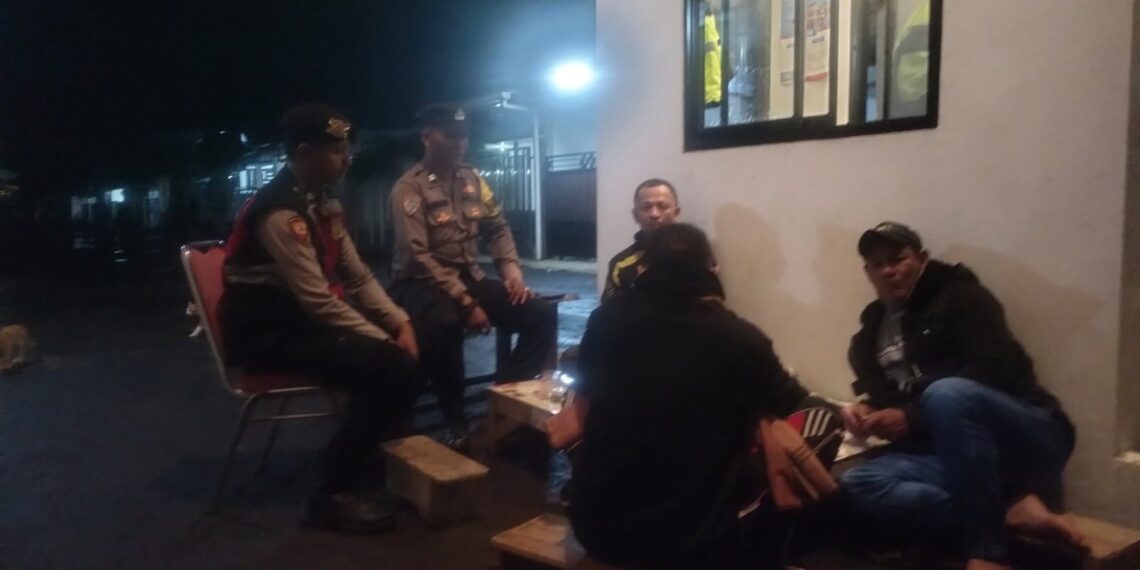 Utamakan keselamatan Personil. Polsek baros efektifkan patroli malam body system.