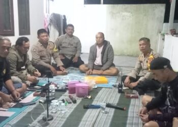 Jaga Kondusifitas Kamtibmas, Kapolsek Sukaraja Gelar Ngariung Bareng