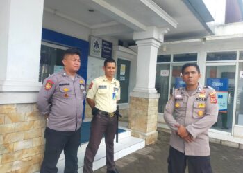 Efektifkan Patroli Obvit, Polsek Baros Jamin Kenyamanan, Keamanan nasabah BRI