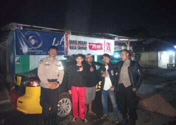 Patroli malam Cegah gangguan Kamtibmas di wilayah lembursitu