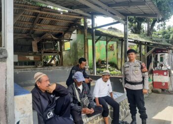 Sambang Pangkalan Ojek Polisi Beri Pesan Kamtibmas