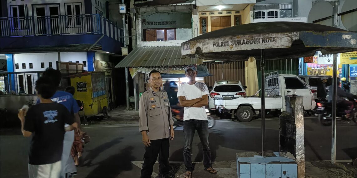 Berikan Rasa Aman dan Nyaman Kepada Warga, Polsek Sukaraja Tingkatkan Patroli Malam