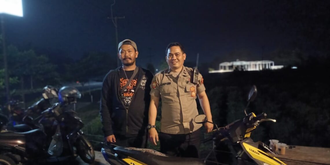 Antisipasi Gukamtibmas, anggota patroli  Polsek Warudoyong Polres Sukabumi Kota Gencar Laksanakan Patroli Malam Hari.