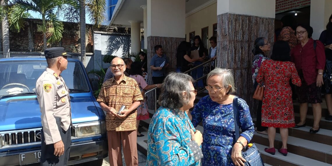 Ciptakan Kondusifitas Kamtibmas, Polsek Sukaraja Gelar Minggu Kasih di Gereja