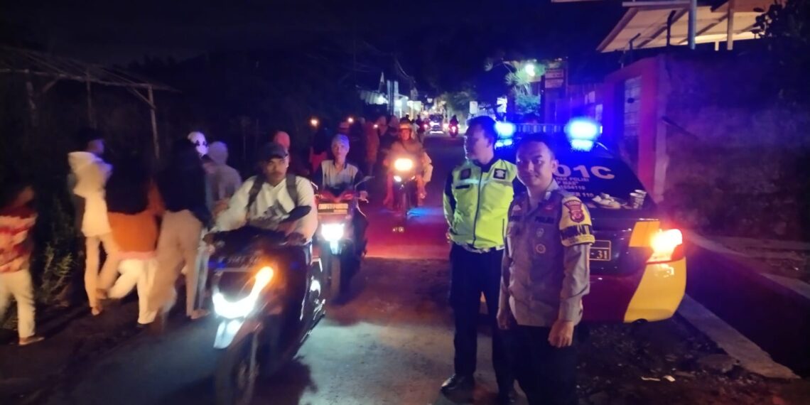 Kapolsek Cikole Pimpin Langsung Giat Patroli KRYD