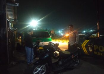 Tingkatkan Kenyamanan malam hari, Patroli Polsek Baros sisir titik aktivitas masyarakat