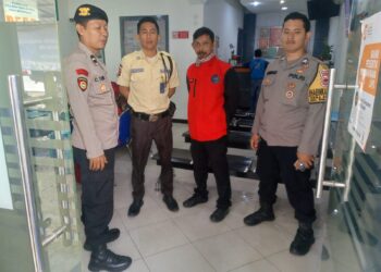 Cegah Kejahatan Perbankkan saat Patroli Siang Polisi Sambangi ATM BRI