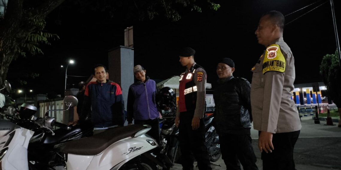 Giatkan patroli, Hadir ditengah masyarakat dalam meminimalisir brandal motor