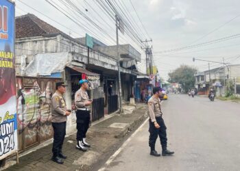 Gatur Pagi Hari, Polsek Citamiang Sebagai Bentuk Pelayanan Kepada Masyarakat
