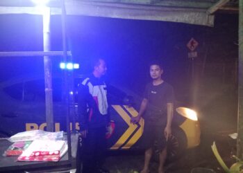 Antisipasi Gukamtibmas, anggota patroli  Polsek Warudoyong Polres Sukabumi Kota Gencar Laksanakan Patroli Malam Hari.