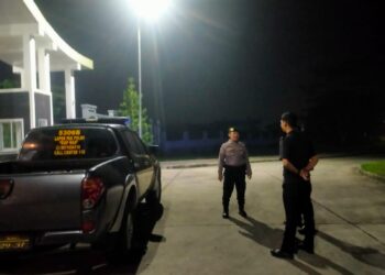 Polsek Cibeureum laksanakan patroli menjelang dini hari untuk Antisipasi Gangguan Kamtibmas