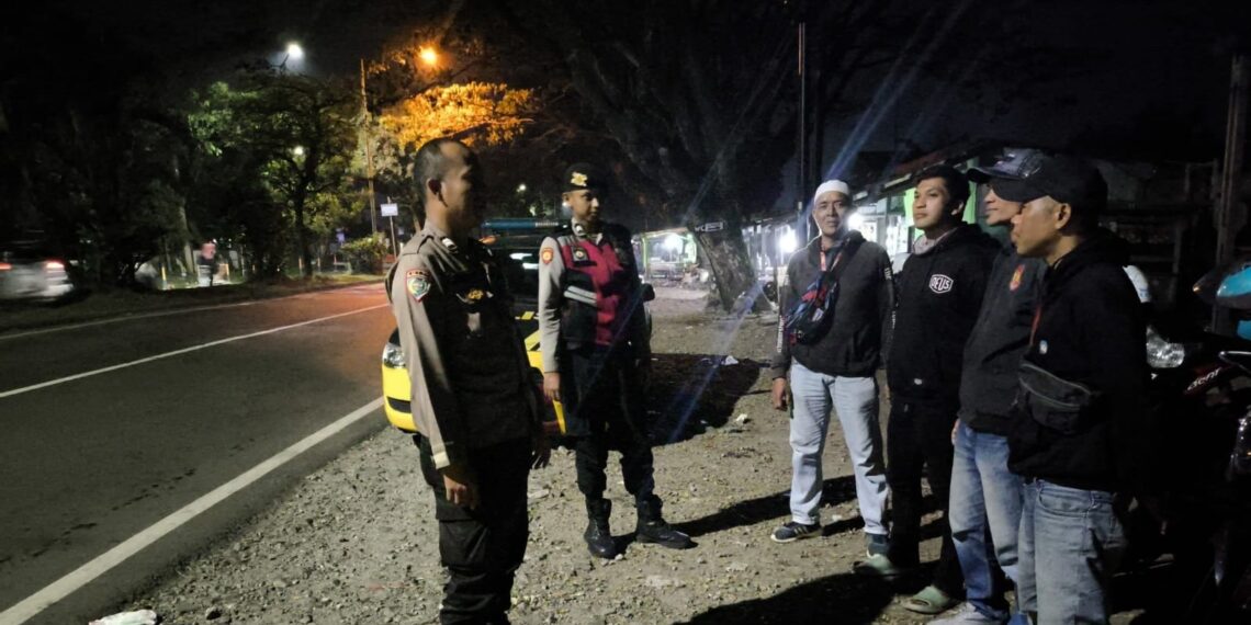 Wujudkan Rasa Aman, Unit Samapta sambangi mitra kamtibmas antisipasi Gukamtibmas malam hari
