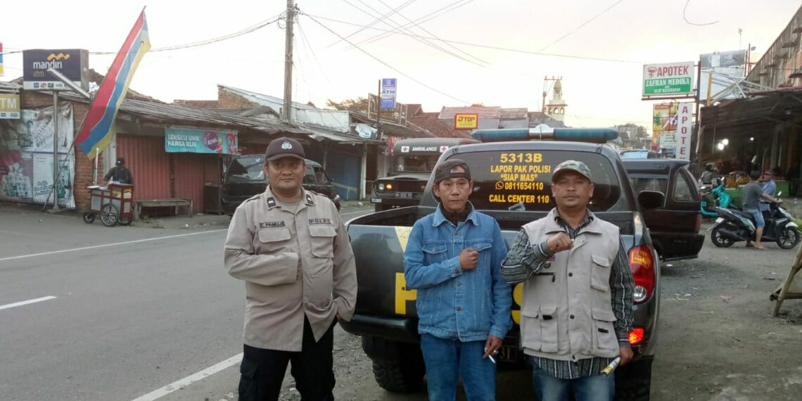 Polsek Kebonpedes Patroli Wilayah Terminal Jubleg Antisipasi Gangguan Kamtibmas