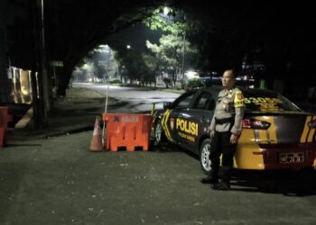 KRYD Patroli malam. Polsek baros berikan rasa aman kepada masyarakat dimalam hari