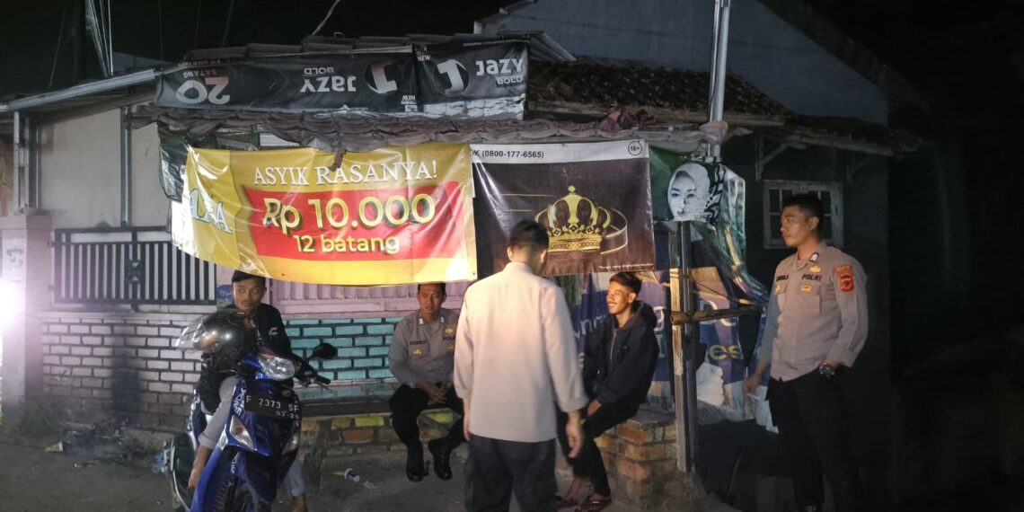 Ciptakan Wilayah Aman Kondusif, Polsek Sukaraja Gencar Laksanakan Patroli Dialogis