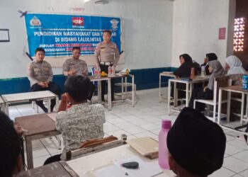 Giat MPLS Al Huda. Polsek baros sosialisasikan Ops. Patuh Lodaya 2024