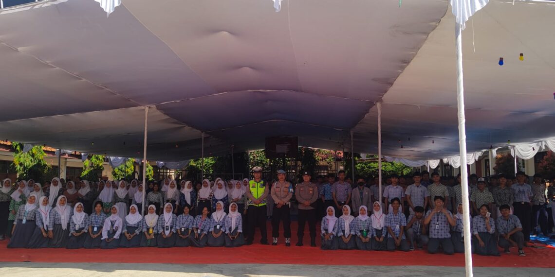 Tahun ajaran baru. SMA Negeri 05 efektifkan MLPS anak didik dilingkungan sekolah