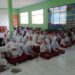 Polsek baros berikan motivasi siswa-siswi SMP Plus An Naba melalui MPLS