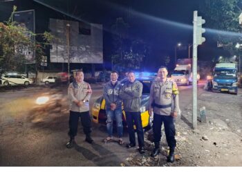 KRYD Patroli malam. Polsek Lembursitu berikan rasa aman kepada masyarakat dimalam hari