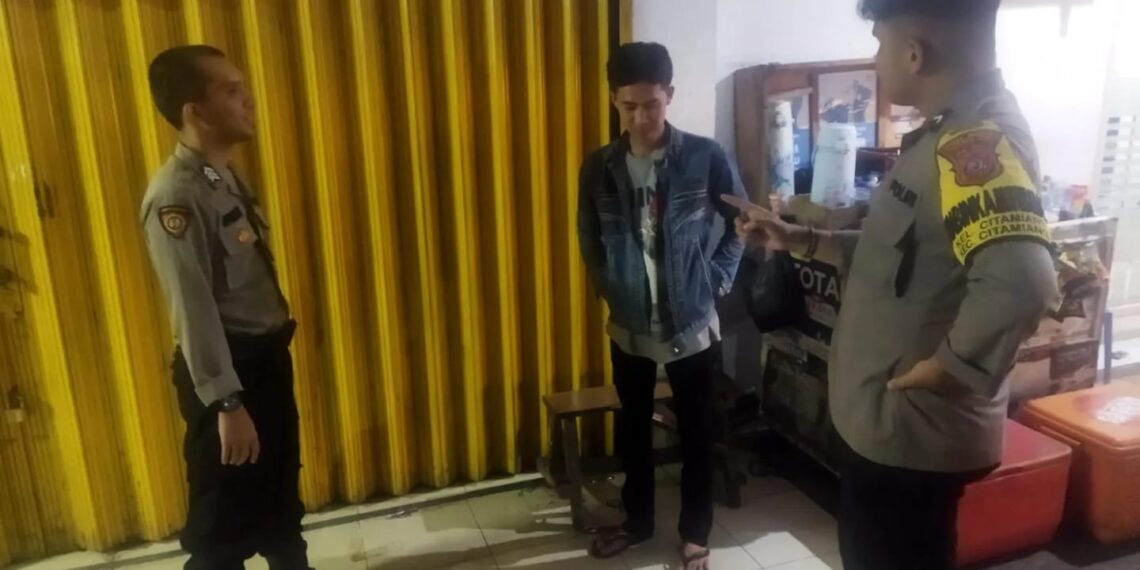 Antisipasi Terjadinya Gangguan Kamtibmas Kapolsek Citamiang Gelar Patroli KRYD.