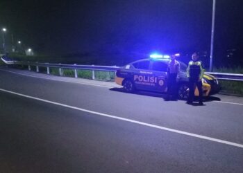 Patroli Malam, Unit Samapta Polsek Cisaat Tekan Kriminalitas dan Gangguan Kamtibmas
