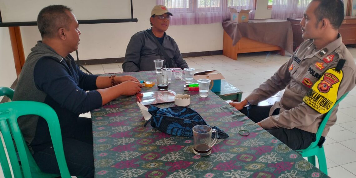 Efektifkan Polmas. Polsek baros jalin kemitraan dengan tokoh masyarakat