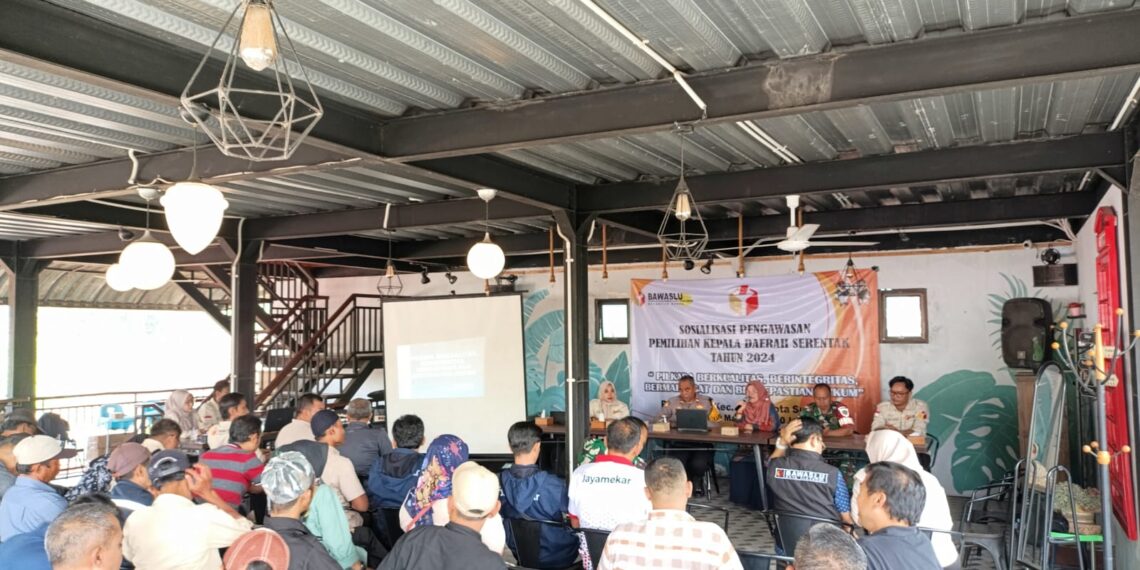 Ciptakan situasi kondusif. Kapolsek baros hadiri kegiatan Sosialisasi Pilkada serentak tahun 2024