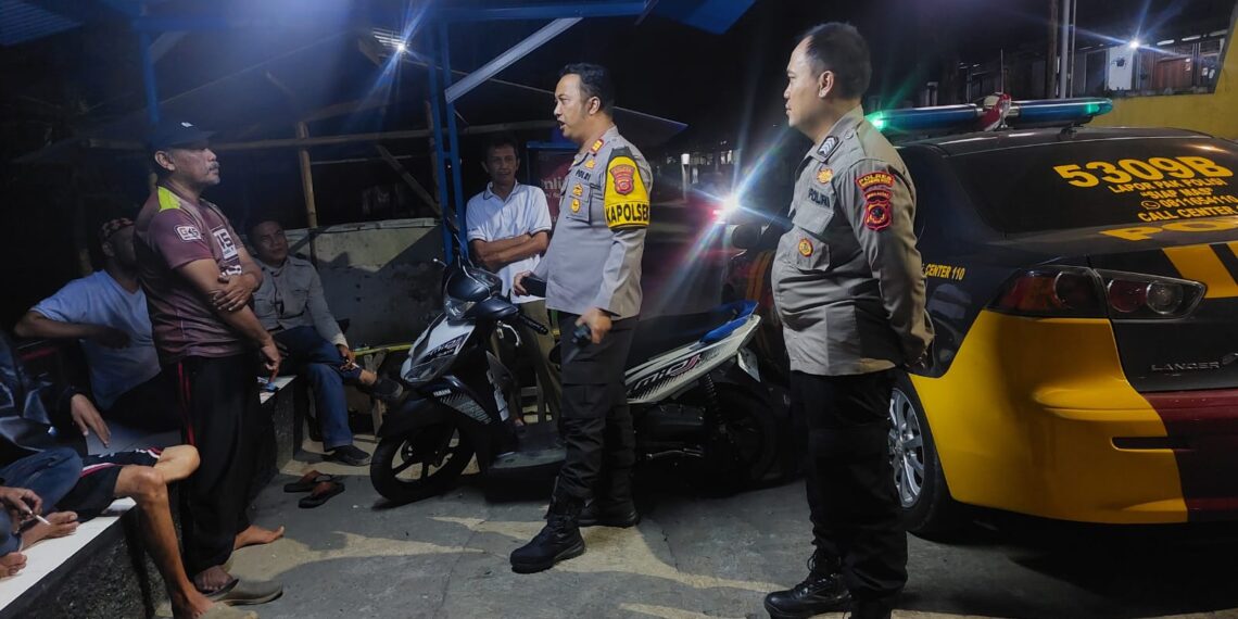 Antisipasi Kerawanan Malam Minggu, Polsek Cisaat Gelar Patroli KRYD