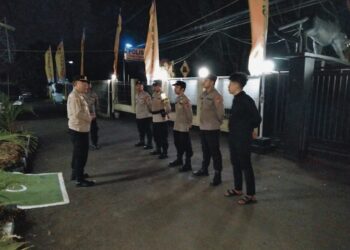 Kapolsek Citamiang Gelar Apel Kegiatan Rutin Yang Ditingkatkan (KRYD). Antisipasi Gangguan Kamtibmas