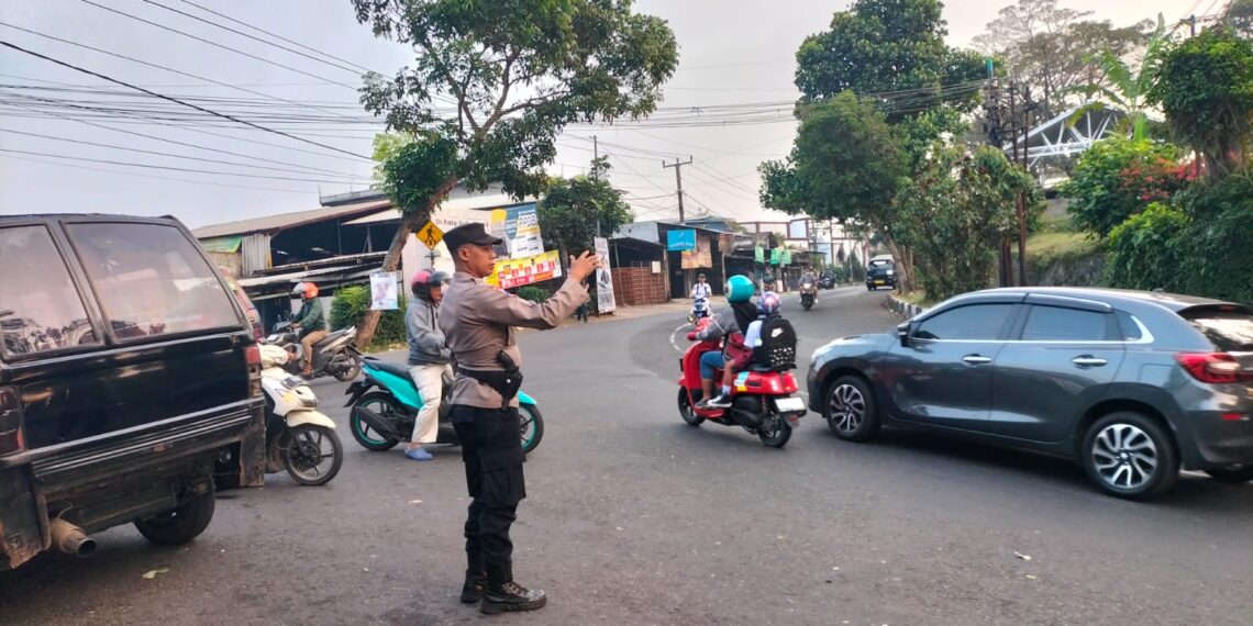 Gatur Pagi Hari, Polsek Citamiang Sebagai Bentuk Pelayanan Kepada Masyarakat