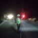 Anggota Unit Lantas Polsek Sukaraja Polres Sukabumi Kota melakukan pengaturan Lalin di sepanjang Jl. Raya Sukaraja Cianjur Kec. Sukaraja Kab. Sukabumi