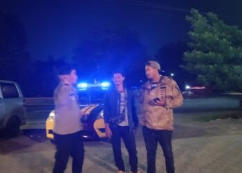 Antisipasi Gukamtibmas, anggota patroli  Polsek Warudoyong Polres Sukabumi Kota Gencar Laksanakan Patroli Malam Hari.